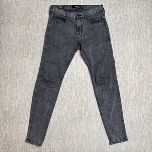 Hollister Advanced Stretch Skinny Jeans Light Black Men Size 31 Inseam 32